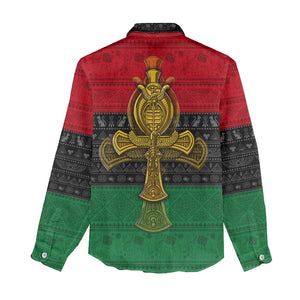 Pan African Ankh Women Casual Shirt