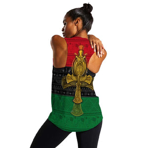 Pan African Ankh Women Racerback Tank