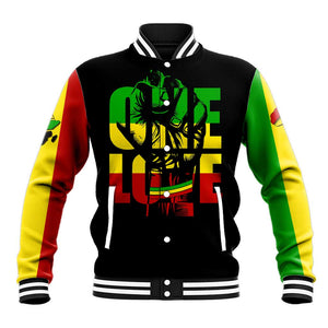 Reggae One Love Baseball Jacket African DT02