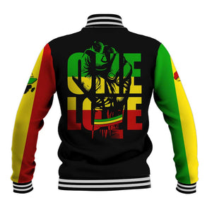 Reggae One Love Baseball Jacket African DT02