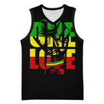 Reggae One Love Basketball Jersey African DT02