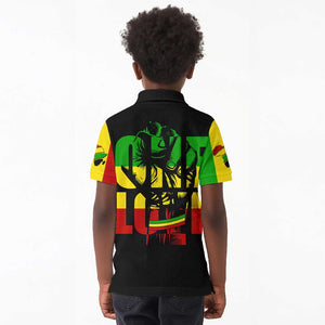 Reggae One Love Kid Polo Shirt African