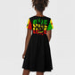 Reggae One Love Kid Short Sleeve Dress African