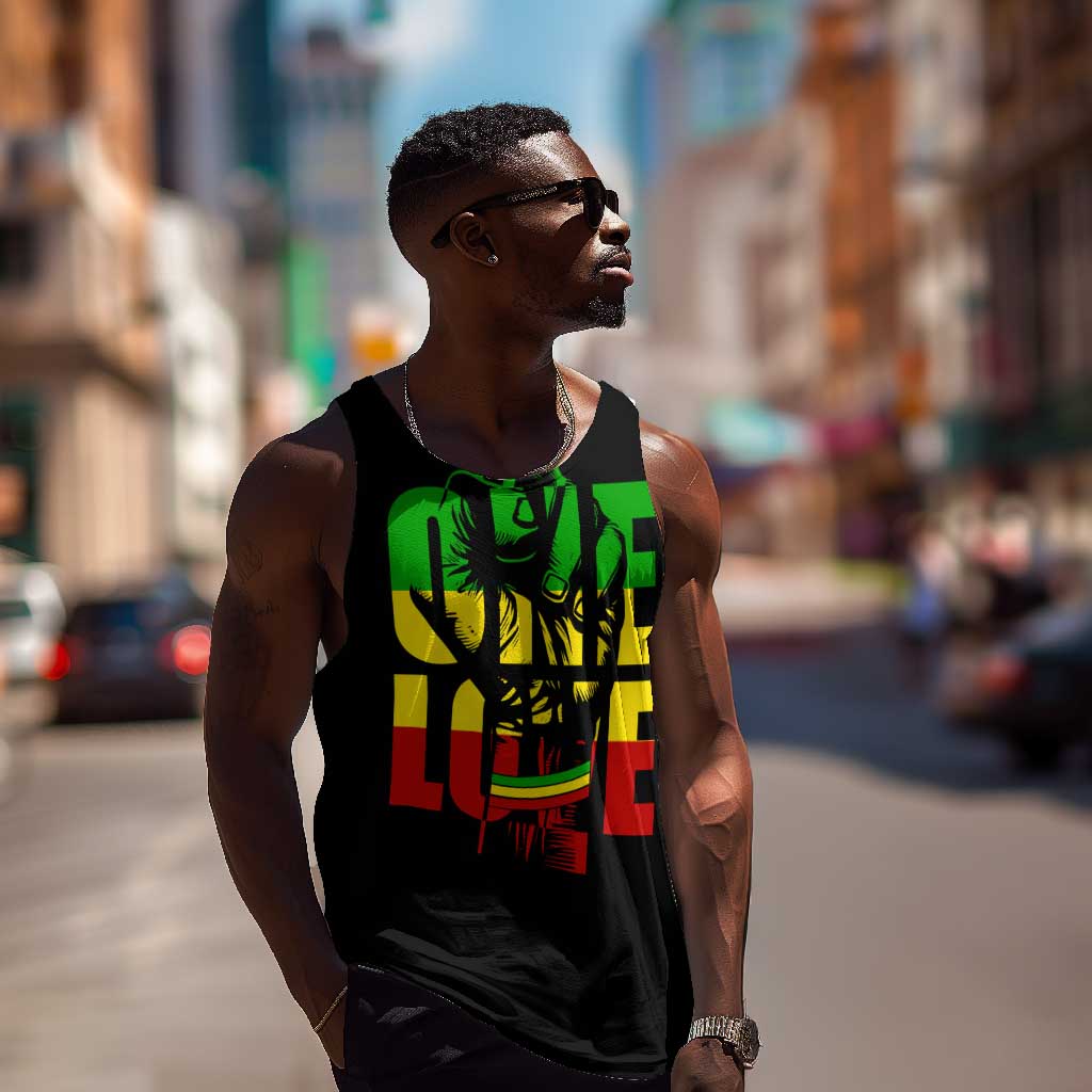 Reggae One Love Men Tank Top African