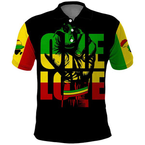 Reggae One Love Polo Shirt African