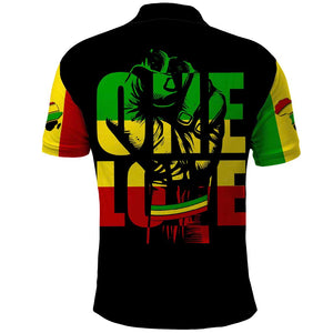 Reggae One Love Polo Shirt African