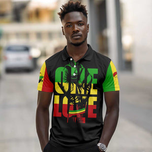 Reggae One Love Polo Shirt African