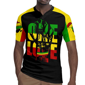 Reggae One Love Rugby Jersey African