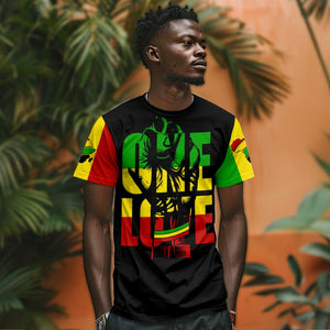 Reggae One Love T shirt African