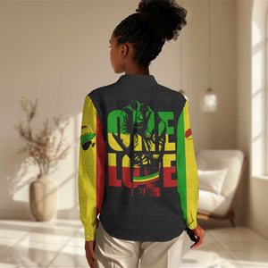 Reggae One Love Women Casual Shirt African DT02