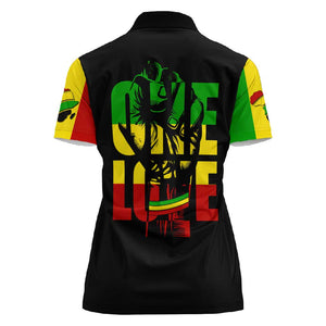 Reggae One Love Women Polo Shirt African