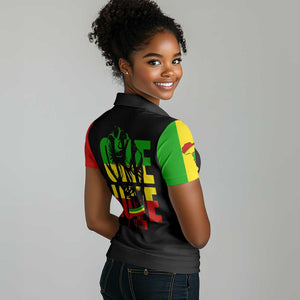 Reggae One Love Women Polo Shirt African