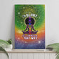 I'm Blunt African Canvas Wall Art Black Women Mandala