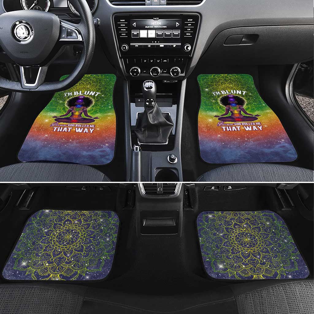 I'm Blunt African Car Mats Black Women Mandala