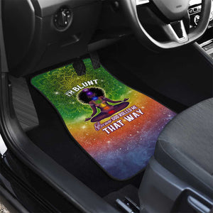 I'm Blunt African Car Mats Black Women Mandala