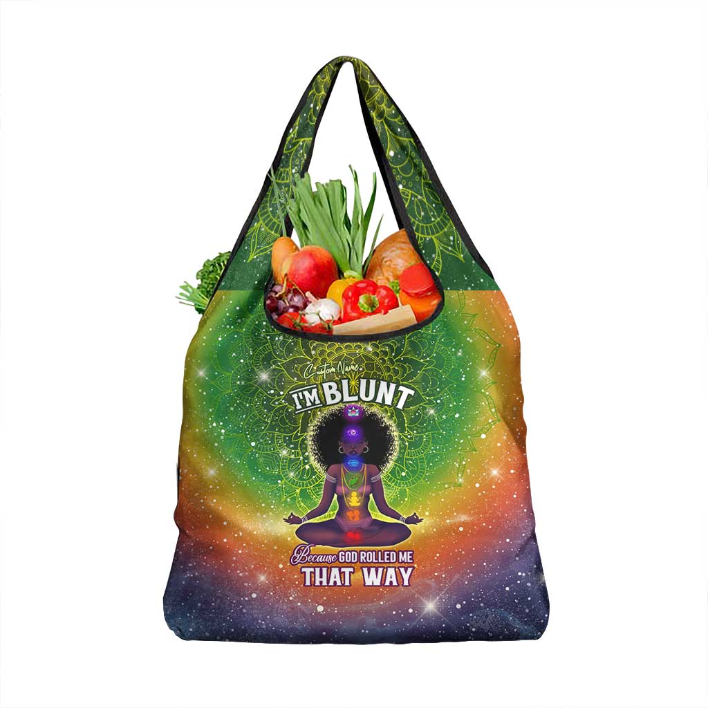 I'm Blunt African Grocery Bag Black Women Mandala