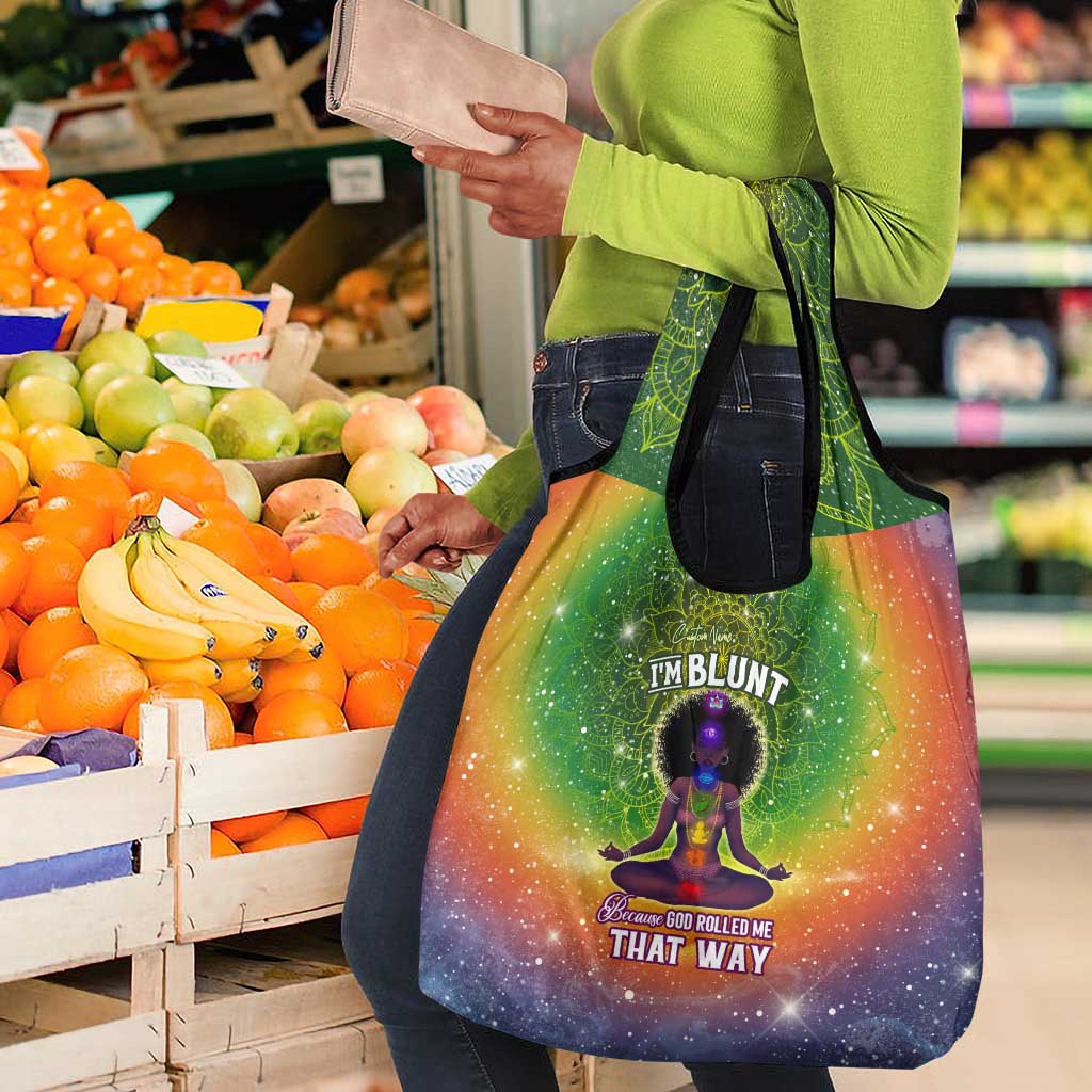 I'm Blunt African Grocery Bag Black Women Mandala