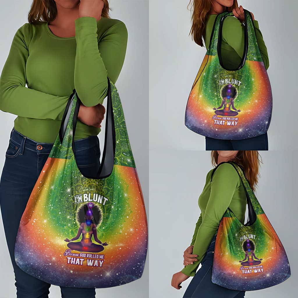 I'm Blunt African Grocery Bag Black Women Mandala