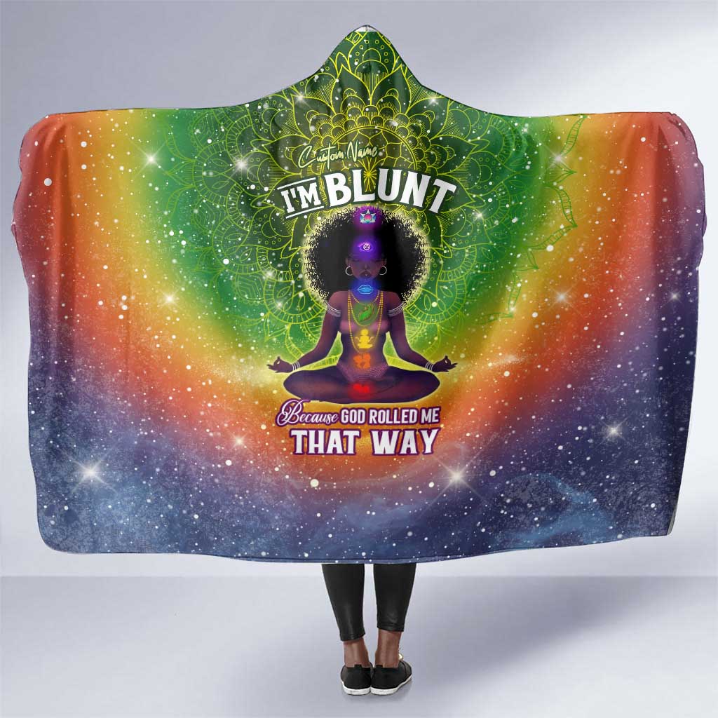 I'm Blunt African Hooded Blanket Black Women Mandala