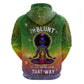 I'm Blunt African Hoodie Black Women Mandala