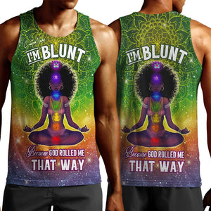 I'm Blunt African Men Tank Top Black Women Mandala