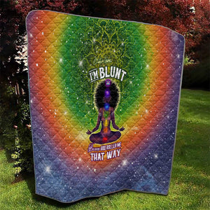 I'm Blunt African Quilt Black Women Mandala