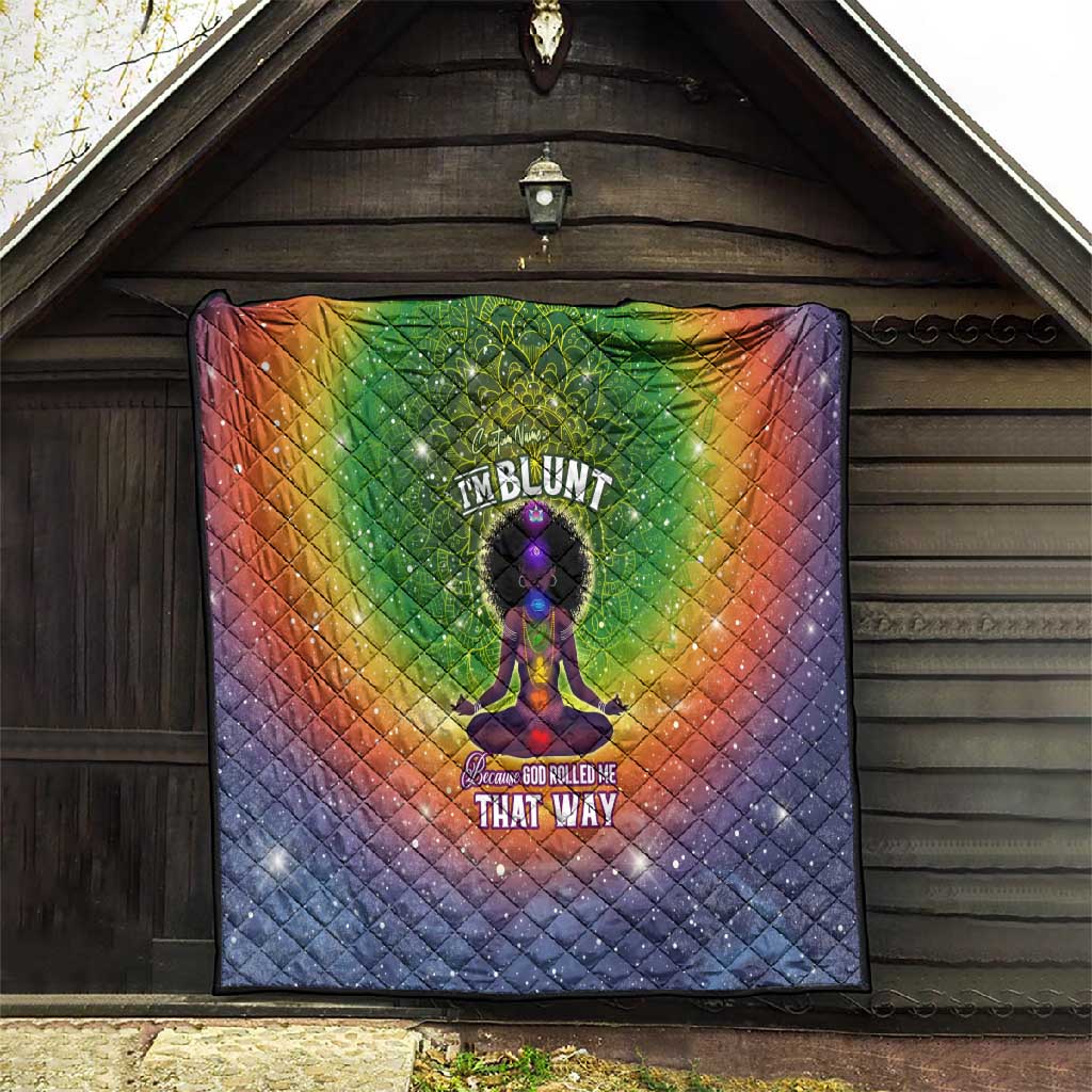 I'm Blunt African Quilt Black Women Mandala