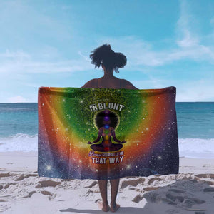 I'm Blunt African Sarong Black Women Mandala