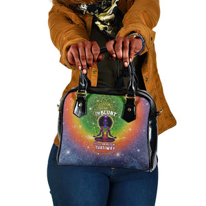 I'm Blunt African Shoulder Handbag Black Women Mandala