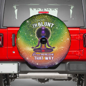 I'm Blunt African Spare Tire Cover Black Women Mandala