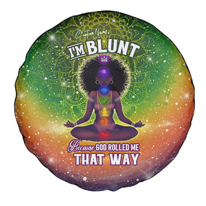 I'm Blunt African Spare Tire Cover Black Women Mandala