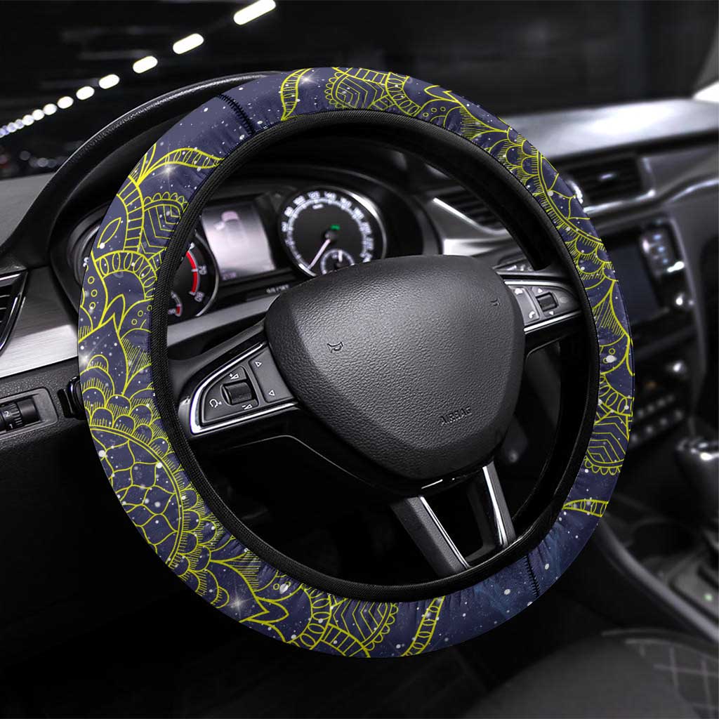 I'm Blunt African Steering Wheel Cover Black Women Mandala