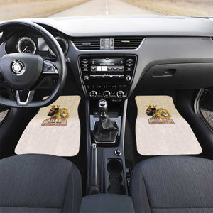 Lion Black King Car Mats African Heritage