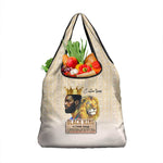 Lion Black King Grocery Bag African Heritage