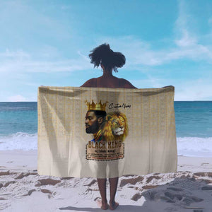 Lion Black King Sarong African Heritage