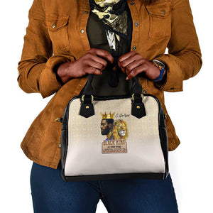 Lion Black King Shoulder Handbag African Heritage