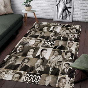 Good Trouble Area Rug Civil Rights Leaders