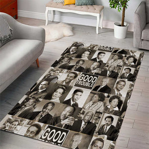 Good Trouble Area Rug Civil Rights Leaders