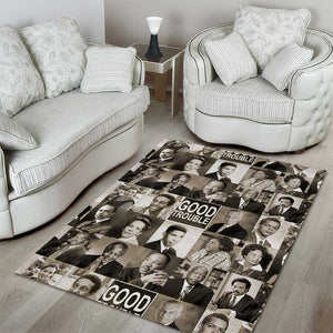 Good Trouble Area Rug Civil Rights Leaders