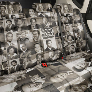 Good Trouble Back Car Seat Cover Civil Rights Leaders