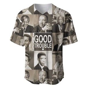 Good Trouble Baseball Jersey Civil Rights Leaders