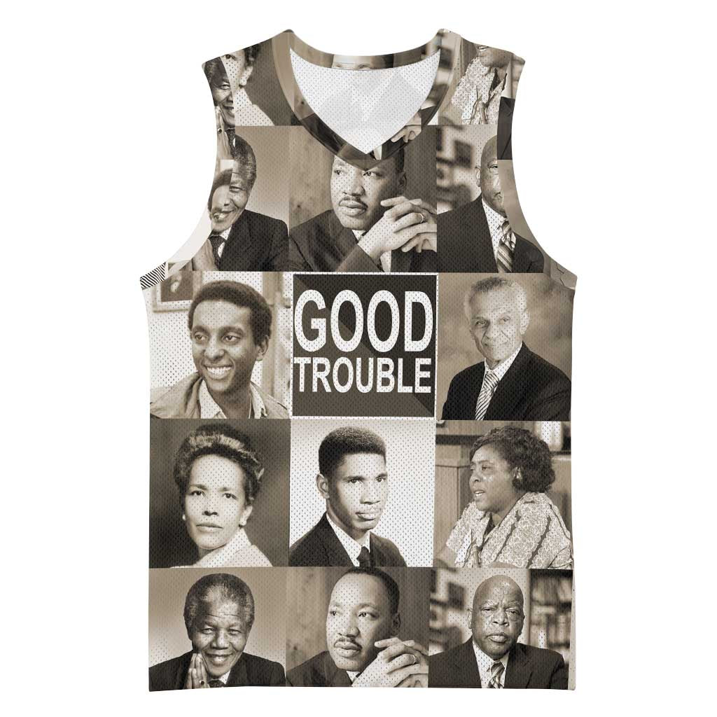 Good Trouble Basketball Jersey Civil Rights Leaders DT02