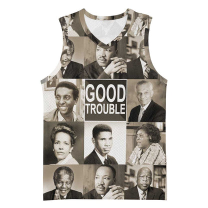 Good Trouble Basketball Jersey Civil Rights Leaders DT02