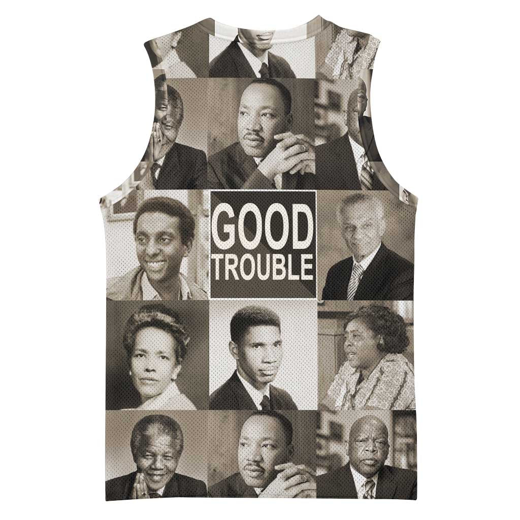 Good Trouble Basketball Jersey Civil Rights Leaders DT02