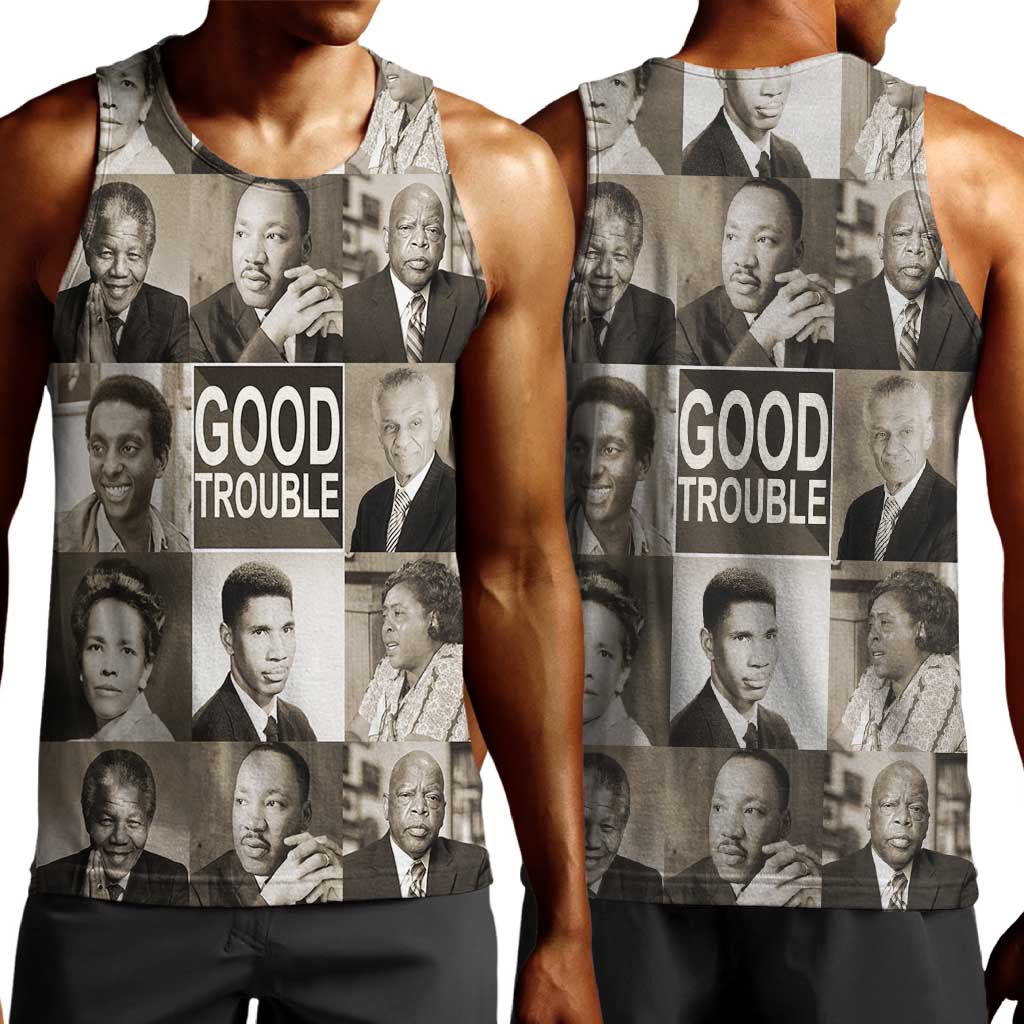 Good Trouble Men Tank Top Civil Rights Leaders