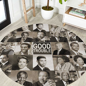 Good Trouble Round Carpet Civil Rights Leaders