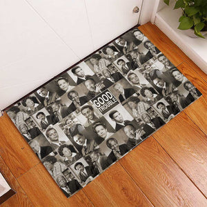 Good Trouble Rubber Doormat Civil Rights Leaders