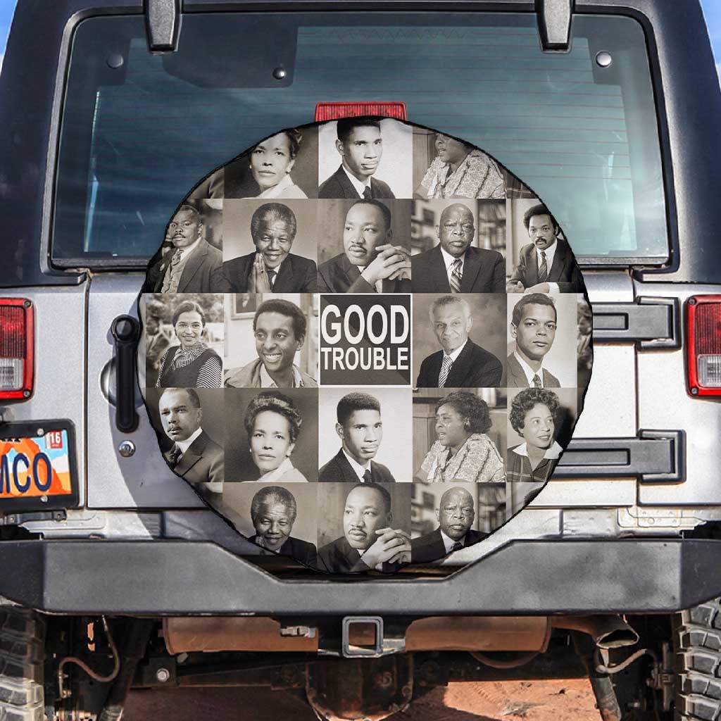 Good Trouble Spare Tire Cover Civil Rights Leaders