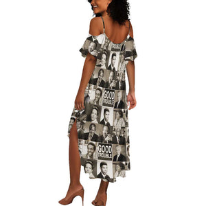 Good Trouble Summer Maxi Dress Civil Rights Leaders