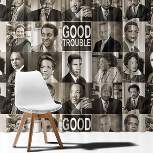 Good Trouble Window Curtain Civil Rights Leaders